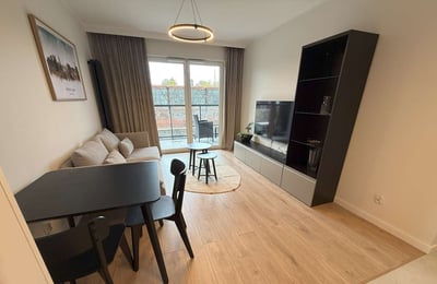 Аренда новой 2-комнатной квартиры в современном жилом комплексе, 36 м², Вроцлав, Польша